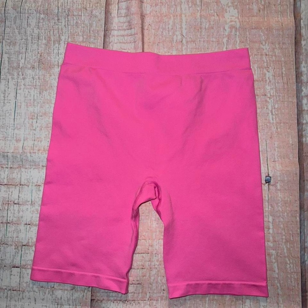 $150 Helmut Lang Women's Pink Seamless Bike Cycling Short Shorts Size‎ XS/S NWOT